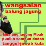 wangsalan balung jagung tegese batangane mbalung jagung tebusane