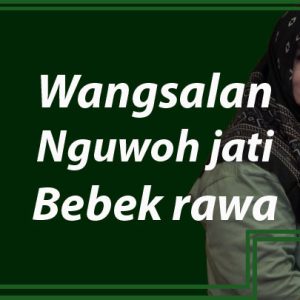 nguwoh jati bebek rawa wangsalan batangane lan tebusane
