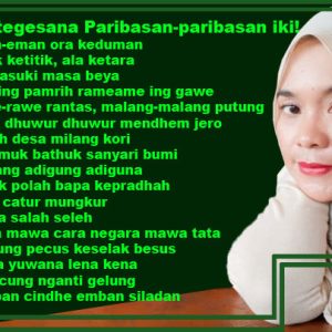 Coba tegesana Paribasan-paribasan iki!