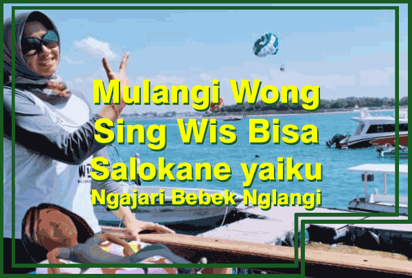 mulangi wong sing wis bisa salokane yaiku