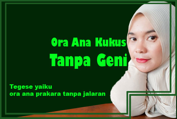 ora ana kukus tanpa geni kalebu tembung jinise tegese yaiku